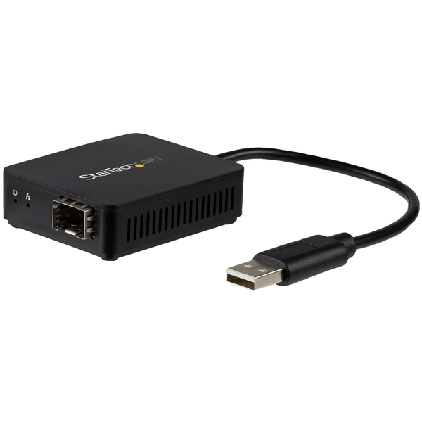 Startech.Com USB 2.0 to Fiber Optic Converter for Laptops - Open SFP US100A20SFP